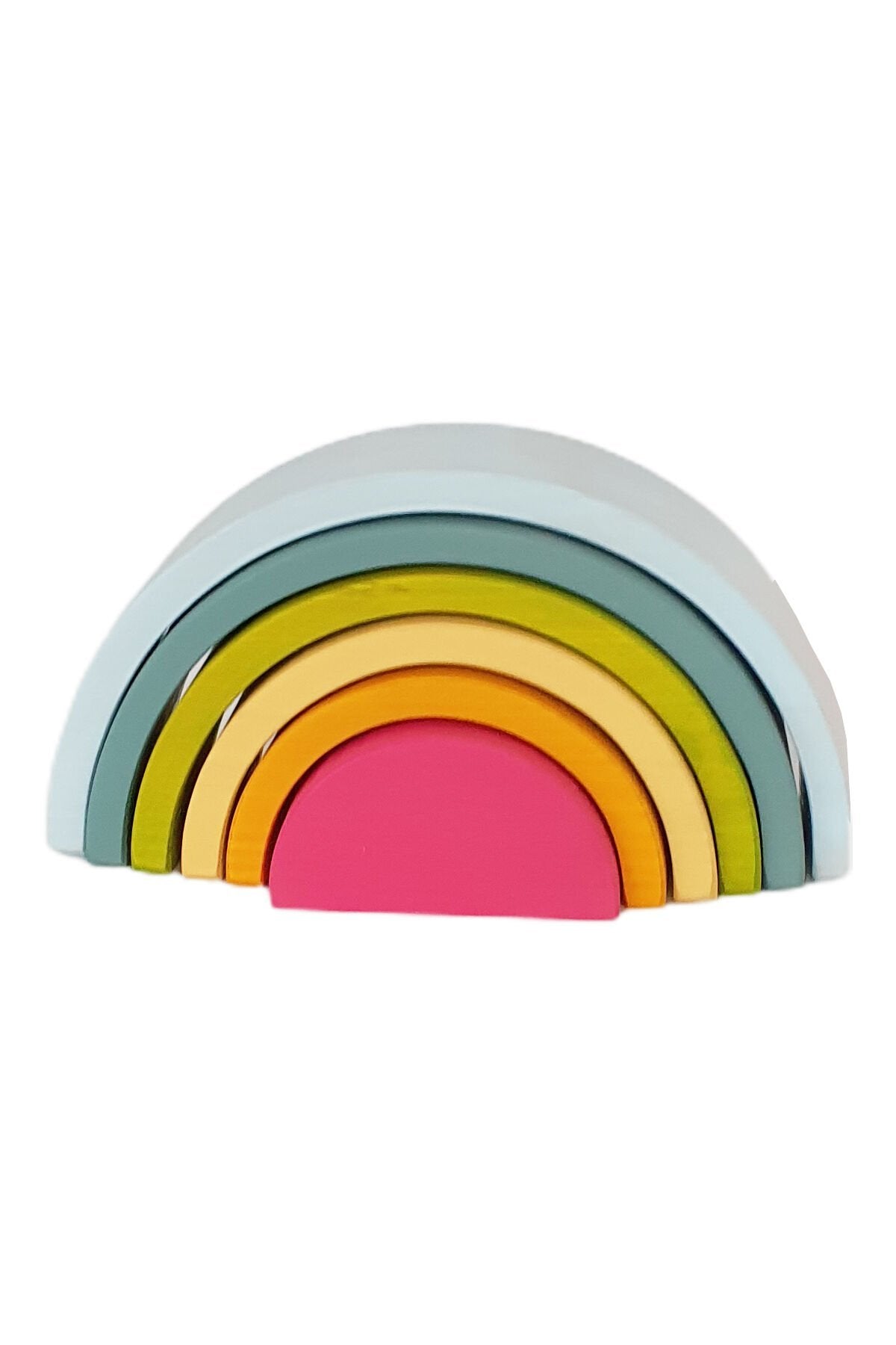 KirtKirt Wood | Waldorf Rainbow | 6er