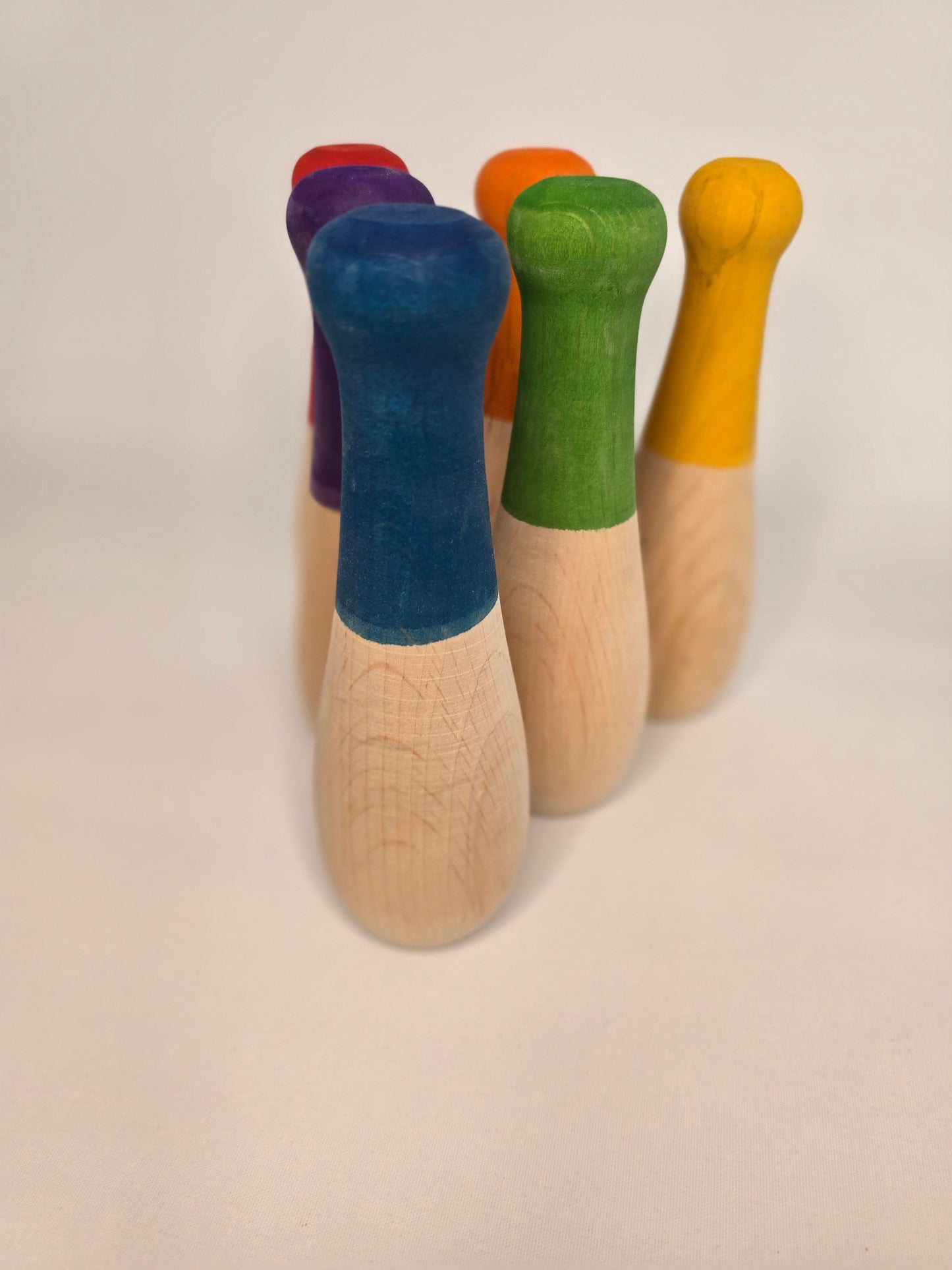 KirtKirt Wood | Bowling-Set aus Holz | 7-teilig