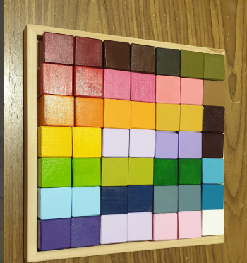 Ahşap Yapı Blokları Seti – 49 Parça - Montessori Esintili Yapı Oyuncağı