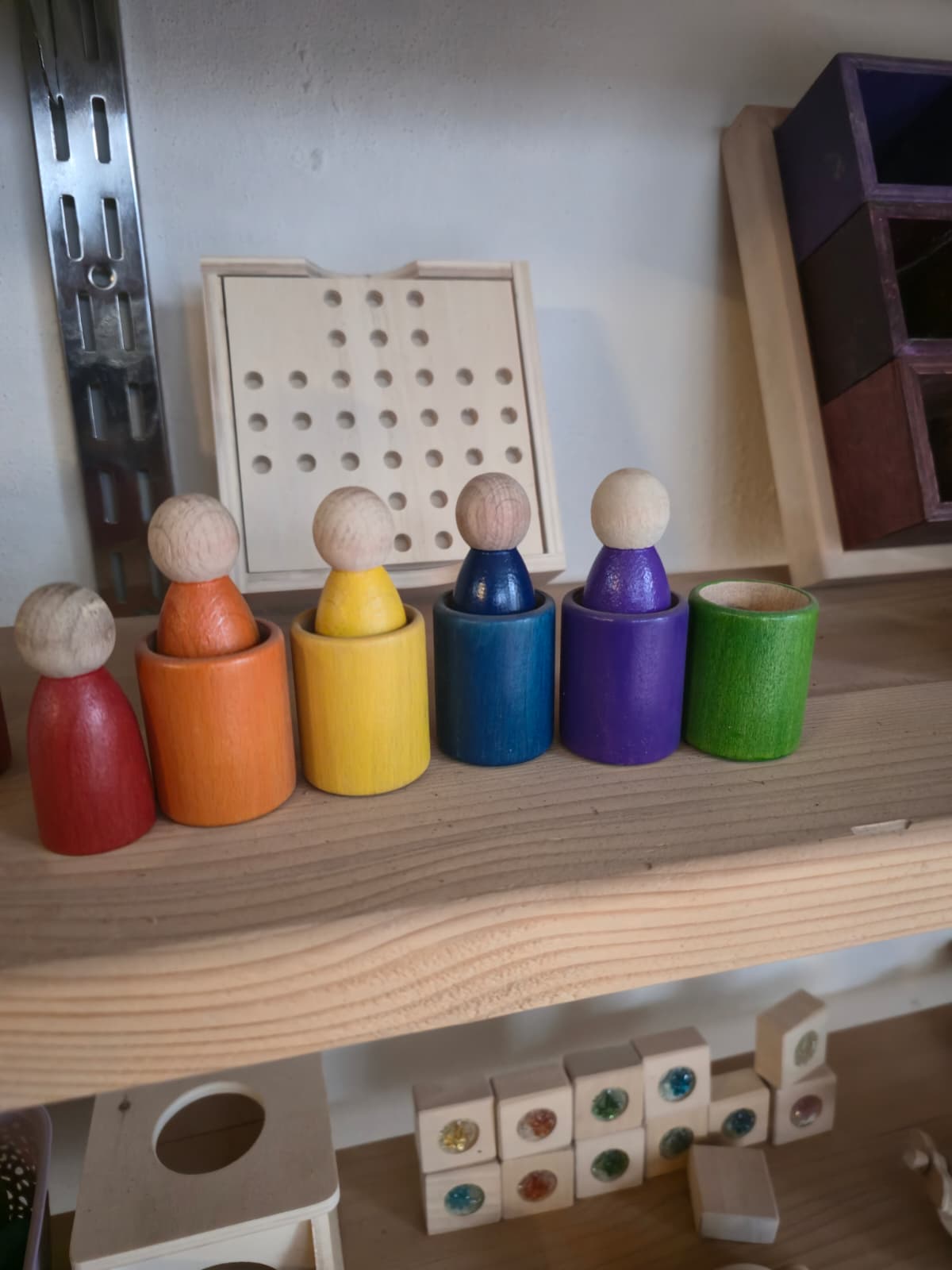 Waldorf Pegleri ve Kase 12'li KirtKirt Ahsap