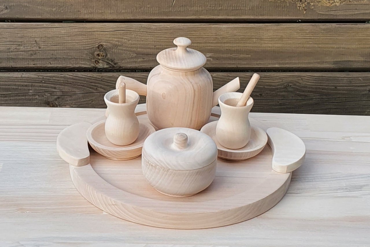 Ahsap cay Seti 11 Parca KirtKirt Ahsap