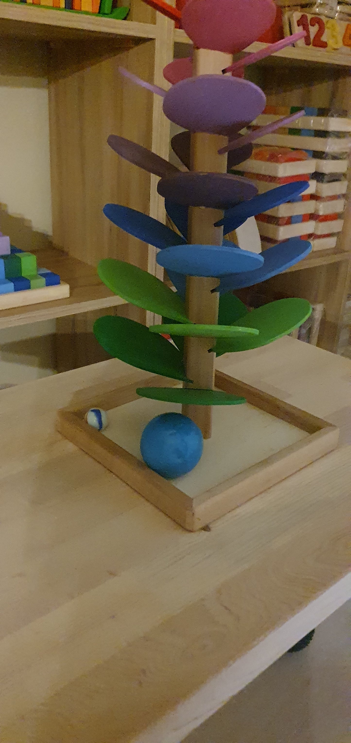 KirtKirt Holz | Waldorf Klangbaum | 52cm | 30 Blätter