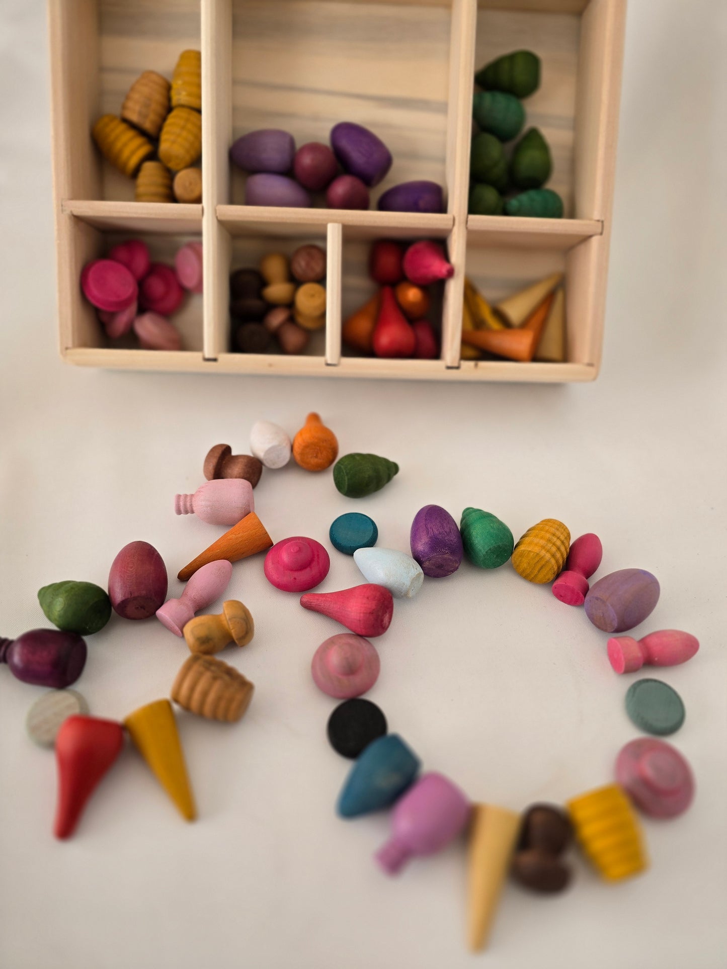 KirtKirt Ahsap Mandala Seti 102 Parca Kutulu