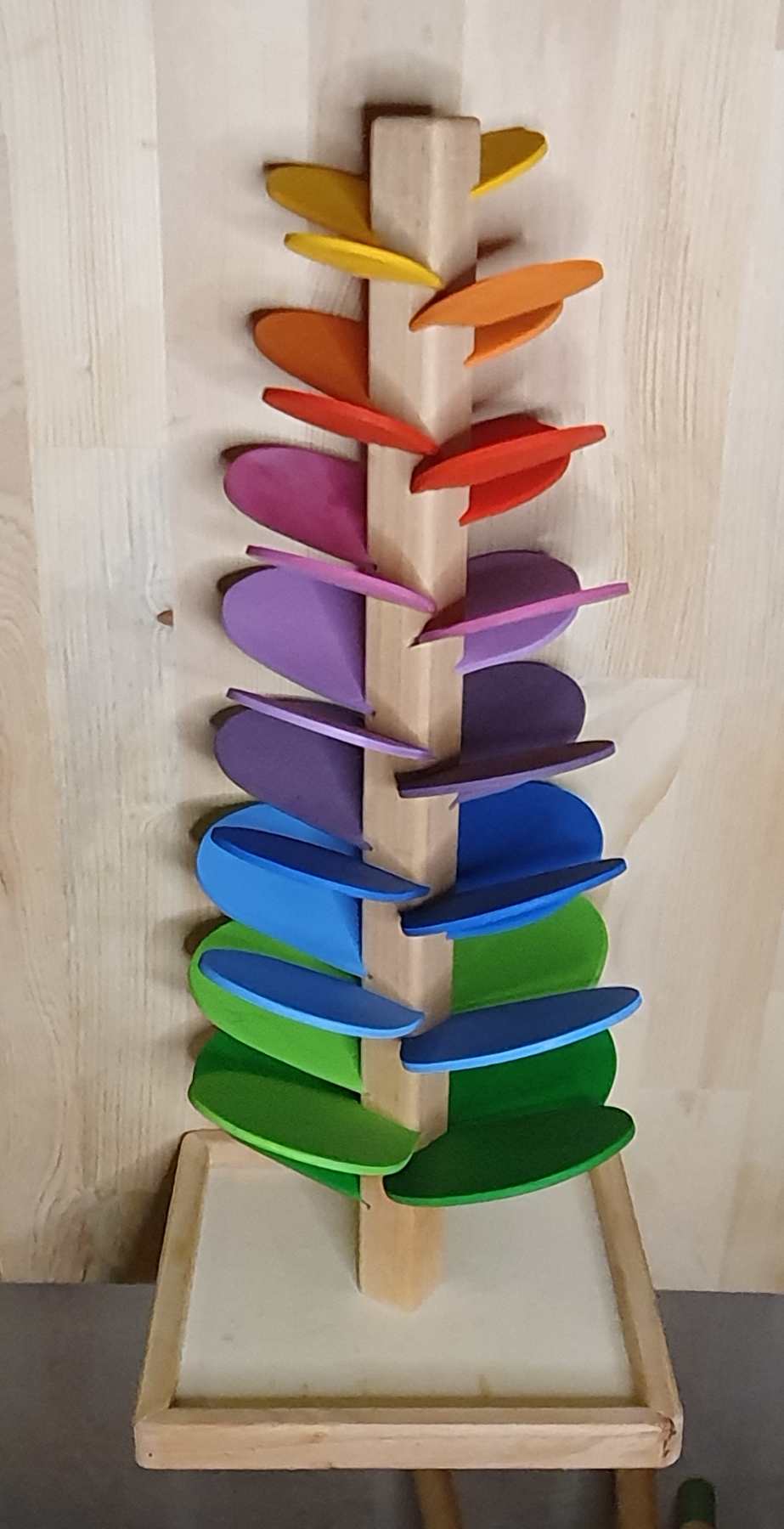 KirtKirt Holz | Waldorf Klangbaum | 52cm | 30 Blätter