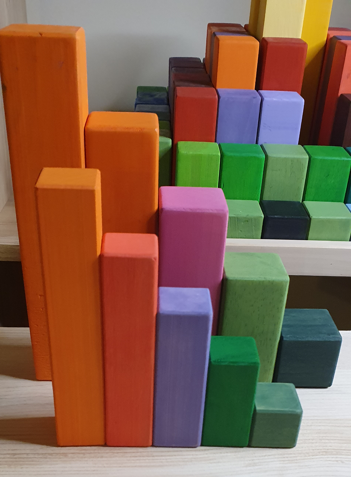 KirtKirt Ahsap Waldorf Piramit Buyuk Boy