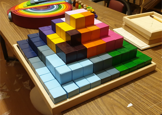 KirtKirt Waldorf-Pyramide aus Holz, groß