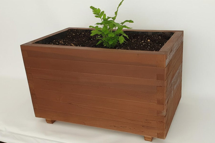 KirtKirt Wooden Planter | Wooden Flower Pot | 60x40x40 cm | Outdoor Flower Pot | Decorative Planter