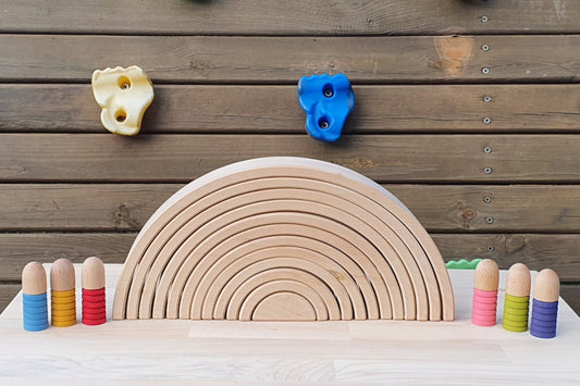 KirtKirt Ahsap | Waldorf Gokkusagi | 12'li Boyasiz Ham