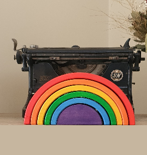 Waldorf Gokkusagi 6'li Rainbow KirtKirt Ahsap