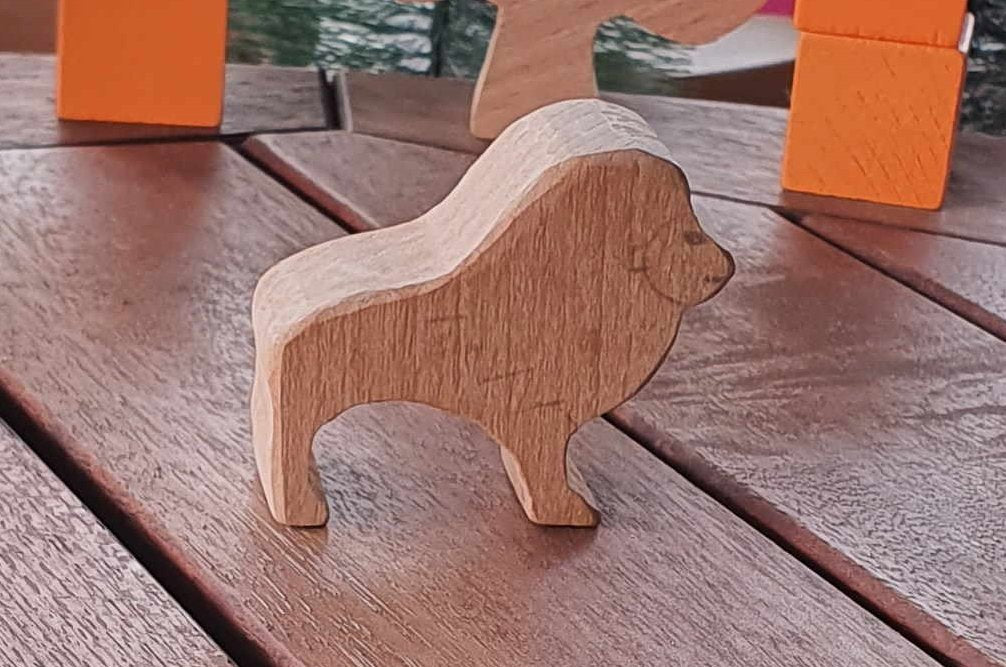 Waldorf Tiere Serie - Giraffe - Naturholzspielzeug KirtKirt Wood