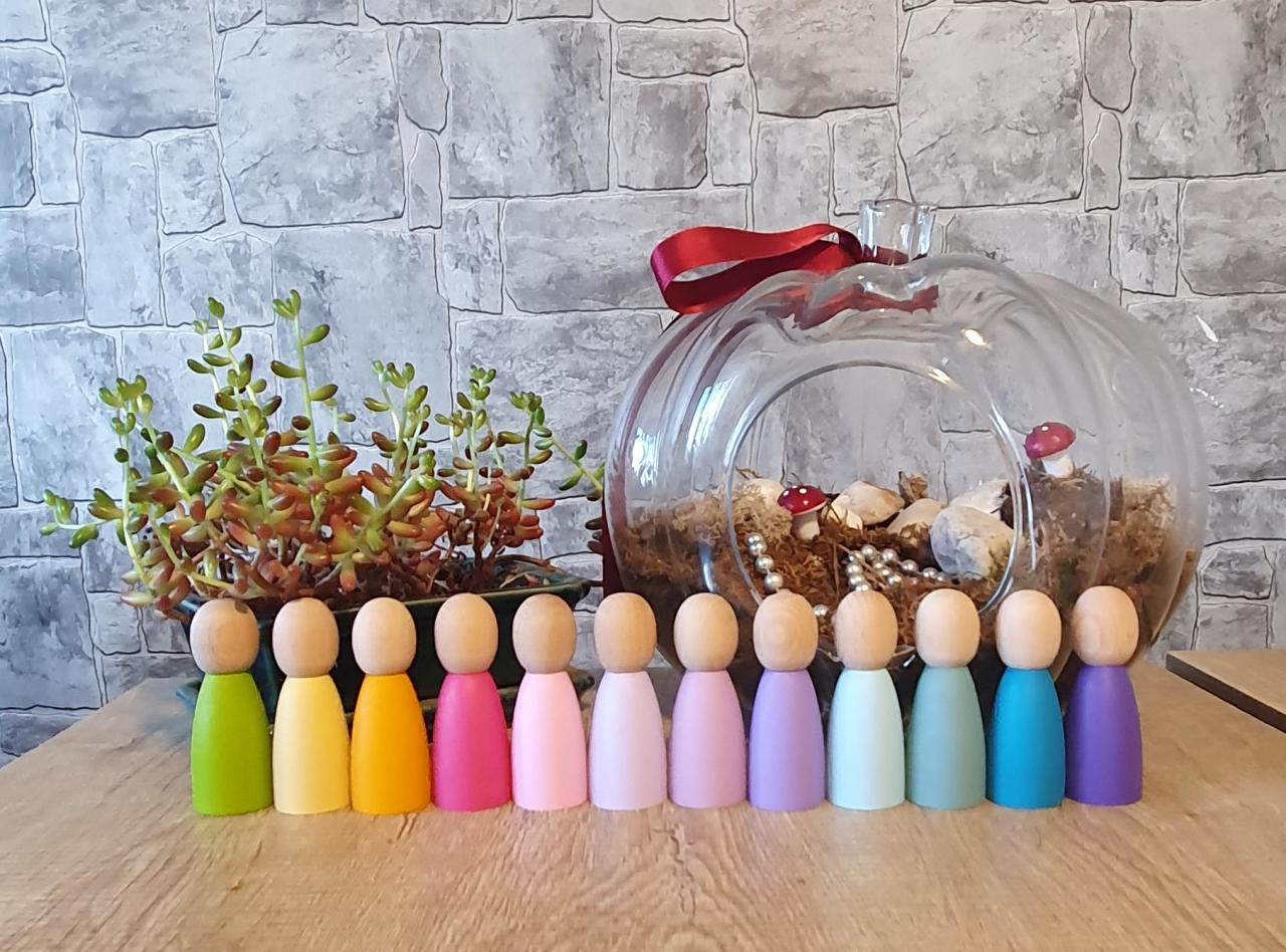 KirtKirt Ahsap Waldorf Gokkusagi Arkadaslari 12 Adet – Gokkusagi Pegleri